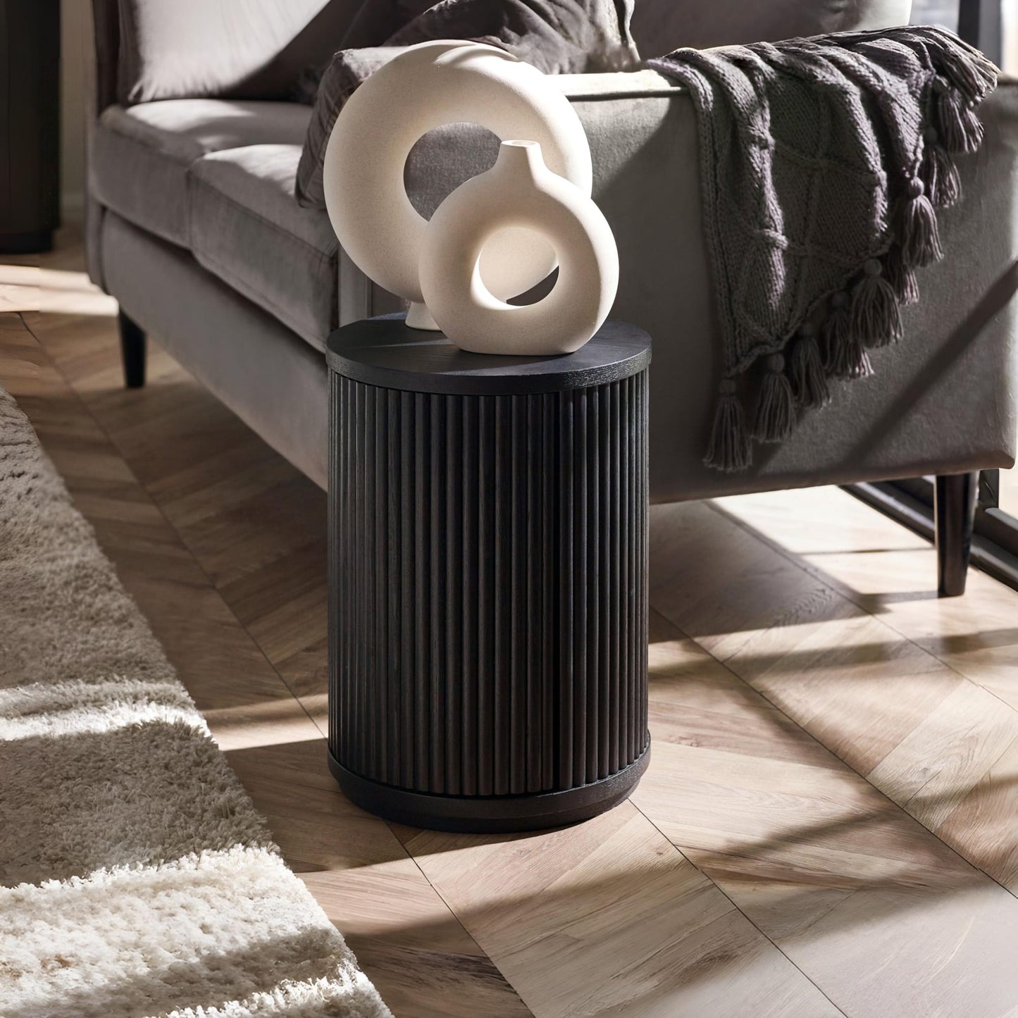 Louis Side Table With Door