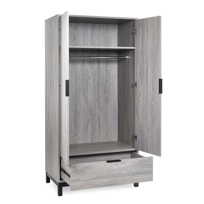 Bali 2 Door 1 Drawer Wardrobe