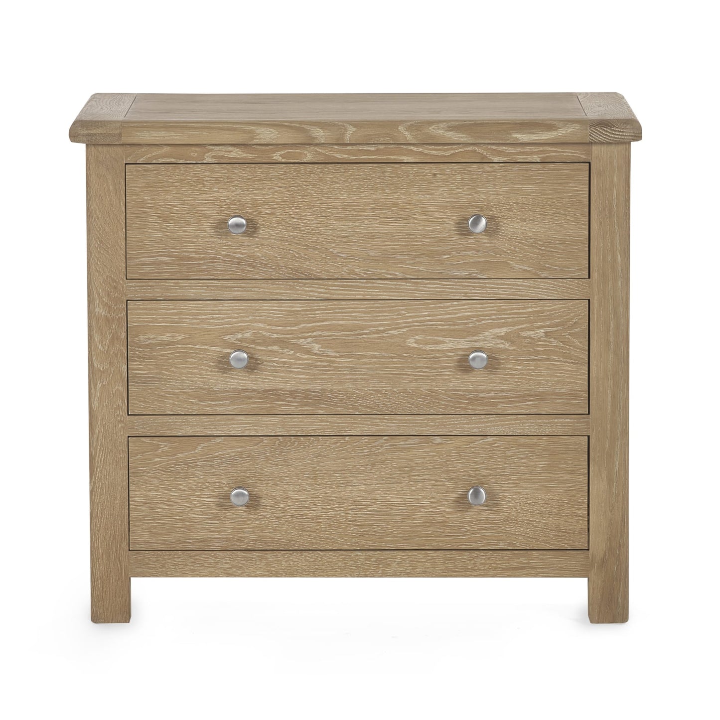 Memphis Limed Oak 3 Drawer Chest