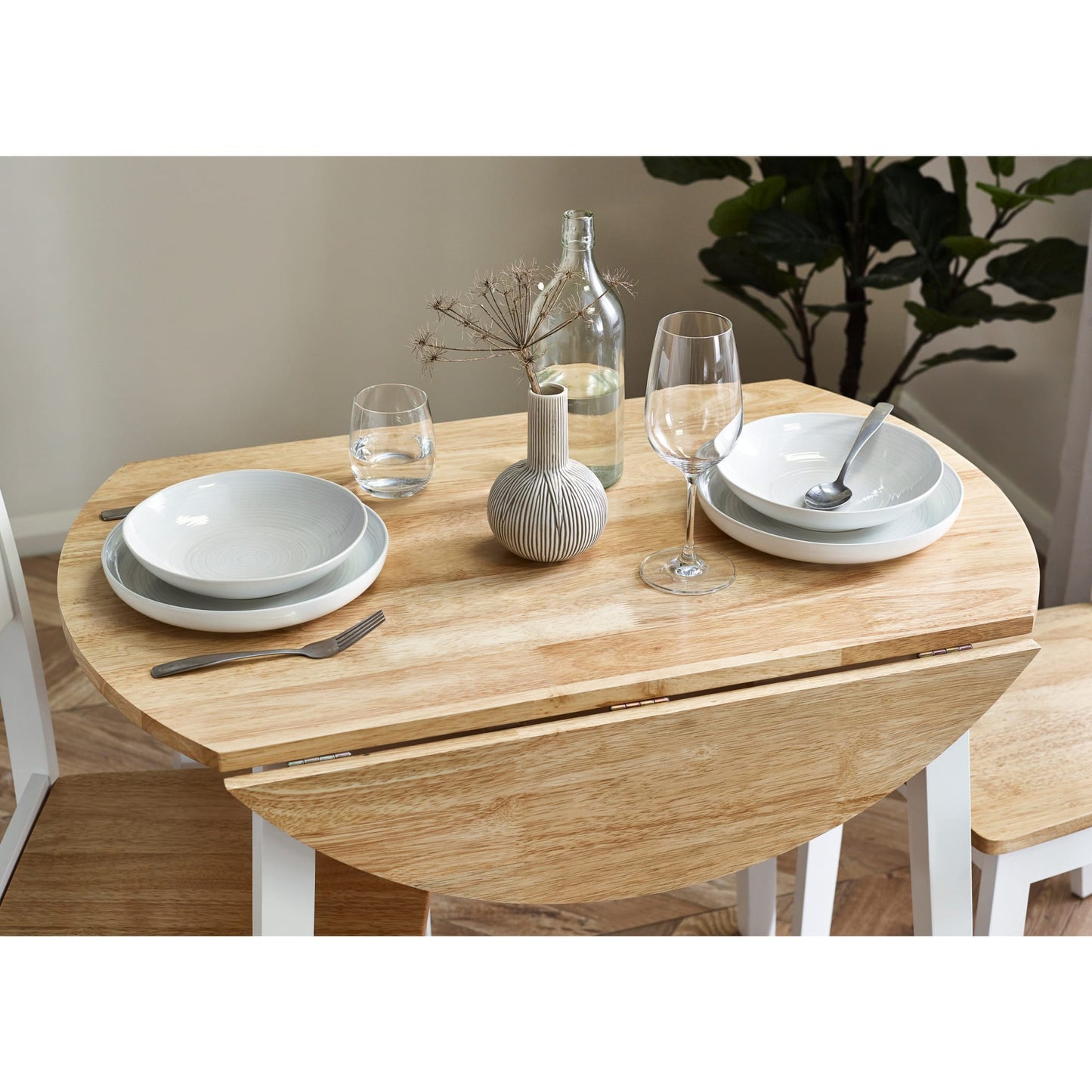 Linwood  Round Drop Leaf Table