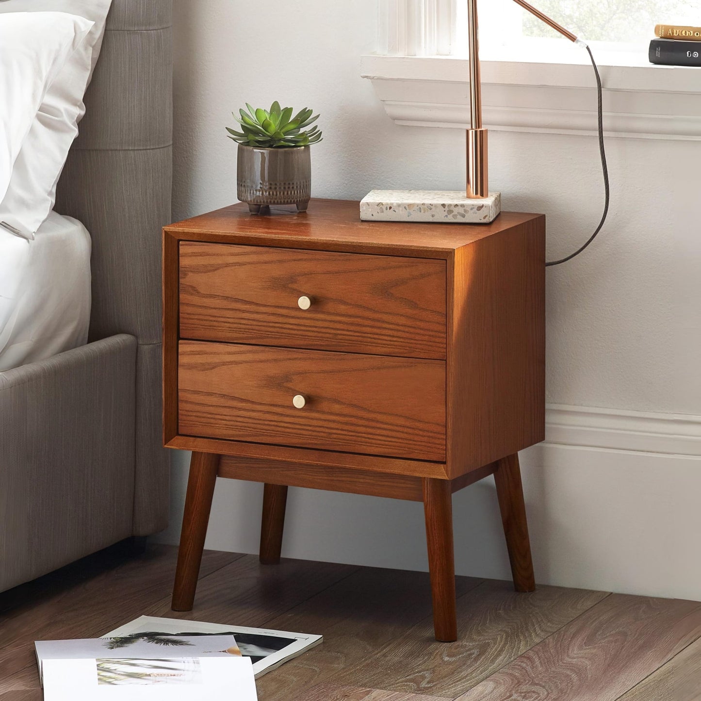 Lowry 2 Drawer Bedside