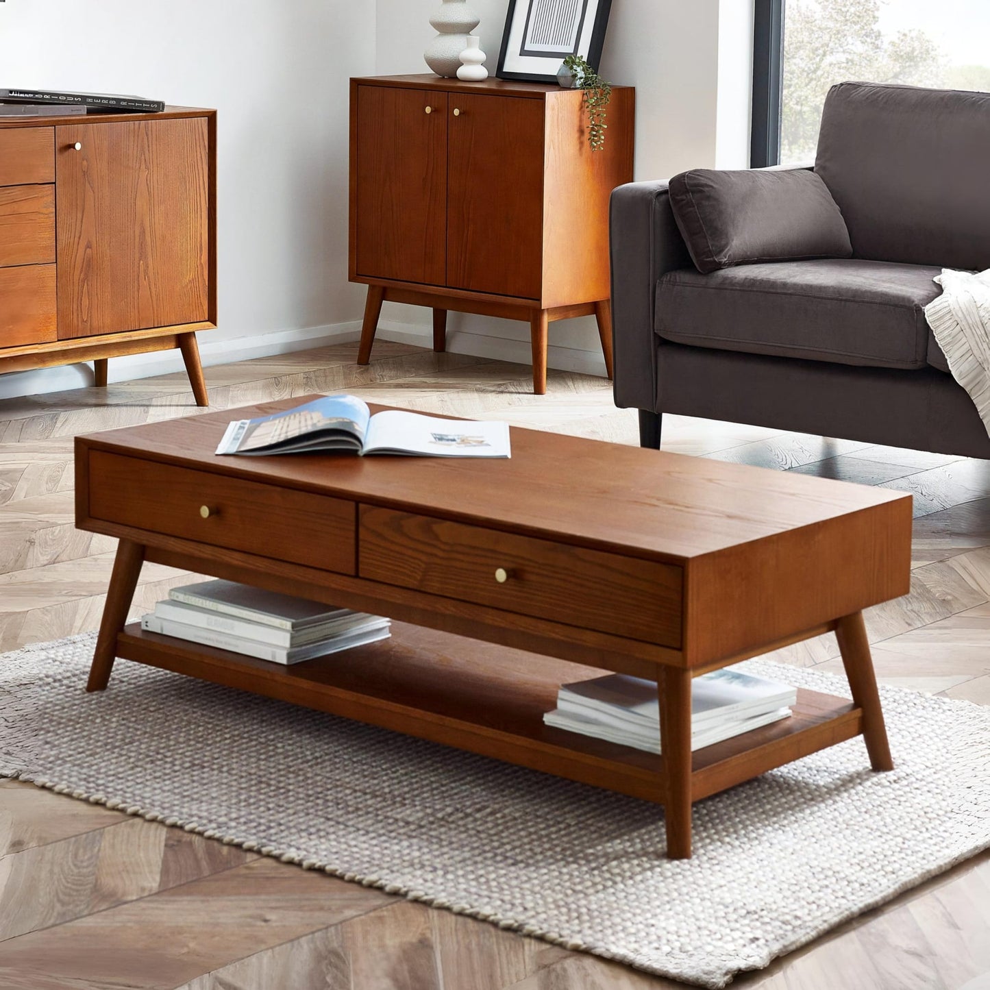 Lowry 4 Drawer Coffee Table