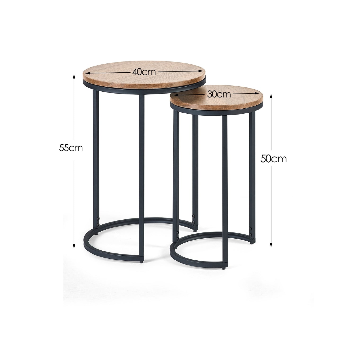 Tribeca Round Nesting Side Tables