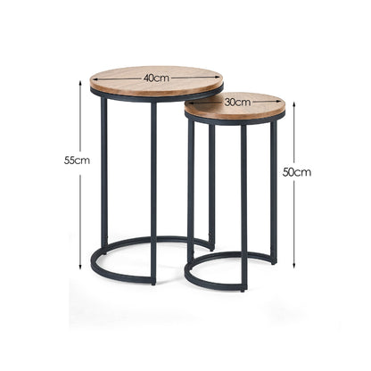 Tribeca Round Nesting Side Tables