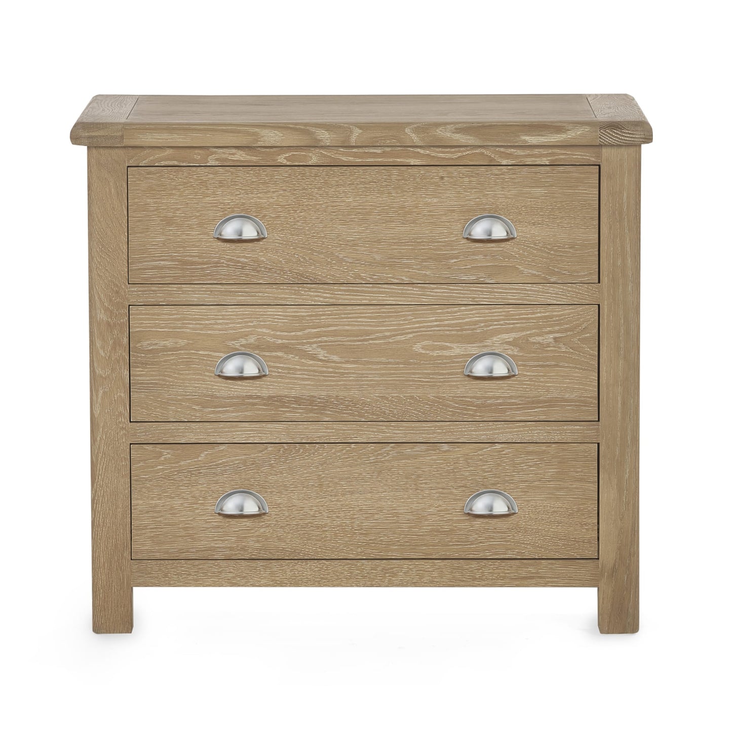 Memphis Limed Oak 3 Drawer Chest