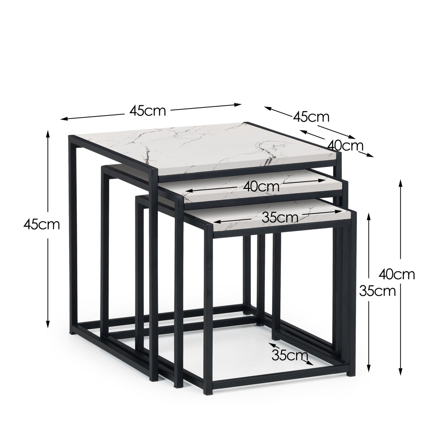 Tribeca Nest Of 3 Tables