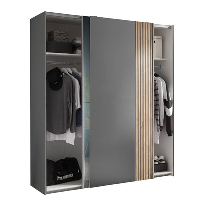 Berno Sliding Door Wardrobe With Mirror