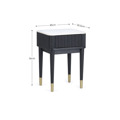 Louis Side Table With Drawer