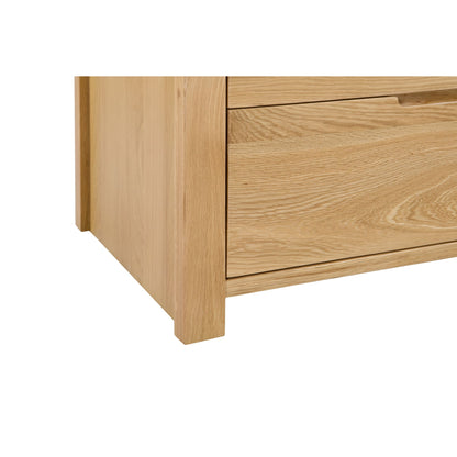Curve 3 Drawer Bedside
