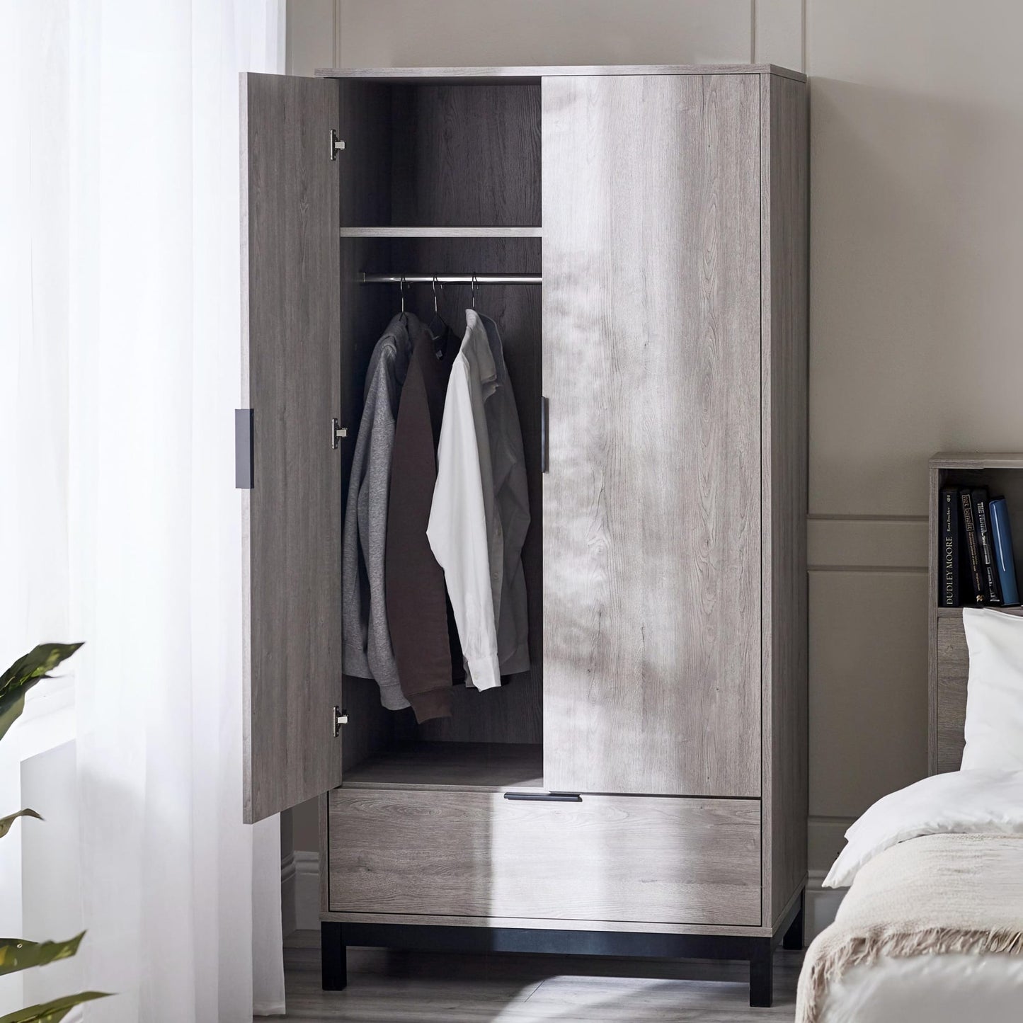 Bali 2 Door 1 Drawer Wardrobe