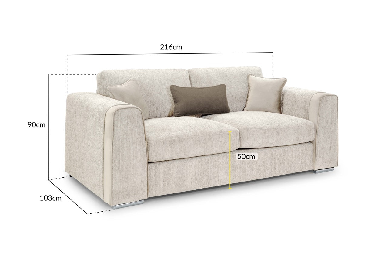 Naples 3-Seater Sofa