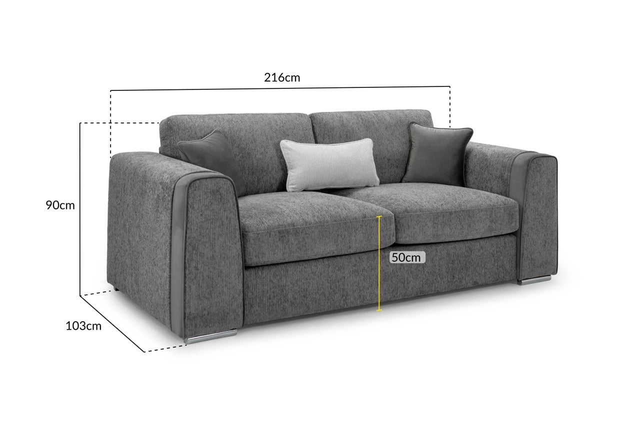 Naples 3-Seater Sofa