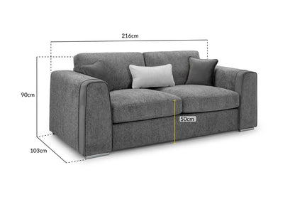 Naples 3-Seater Sofa