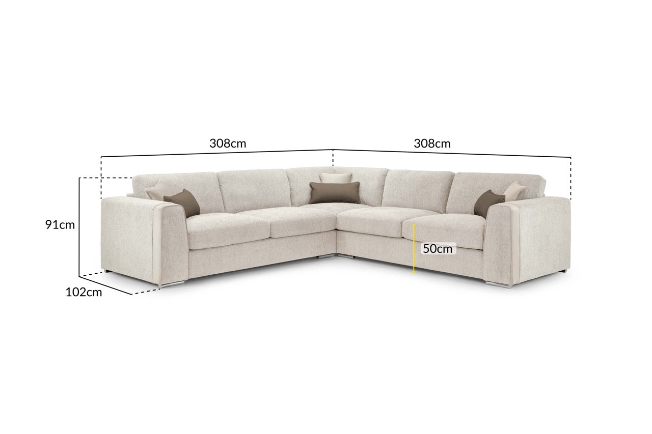Naples Large Corner Sofa