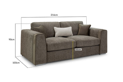 Naples 3-Seater Sofa