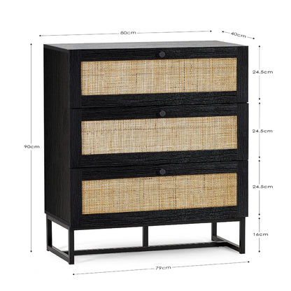 Padstow 3 Drawer Chest