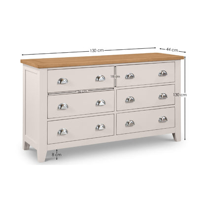 Richmond 6 Drawer Wide Chest