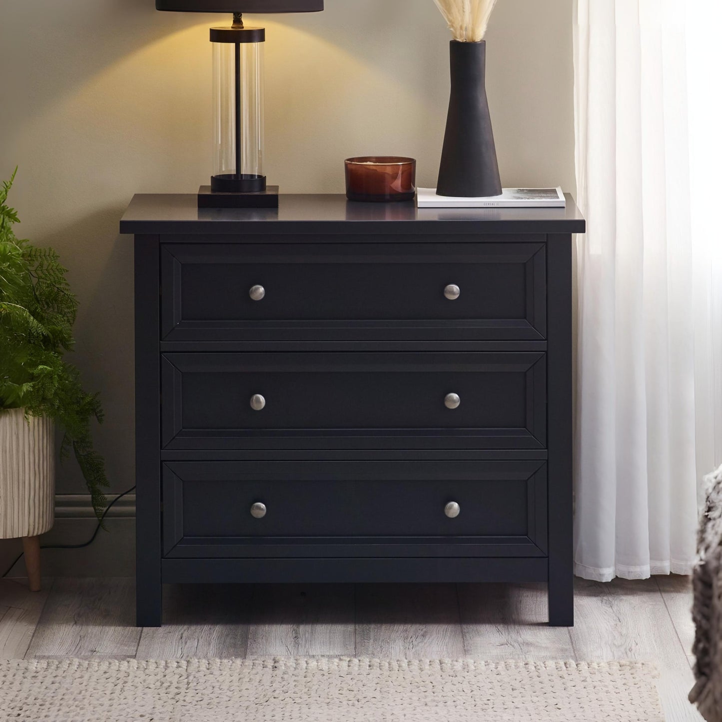 Maine 3 Drawer Wide Chest