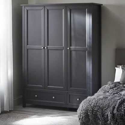 Maine 3 Door Combination Wardrobe