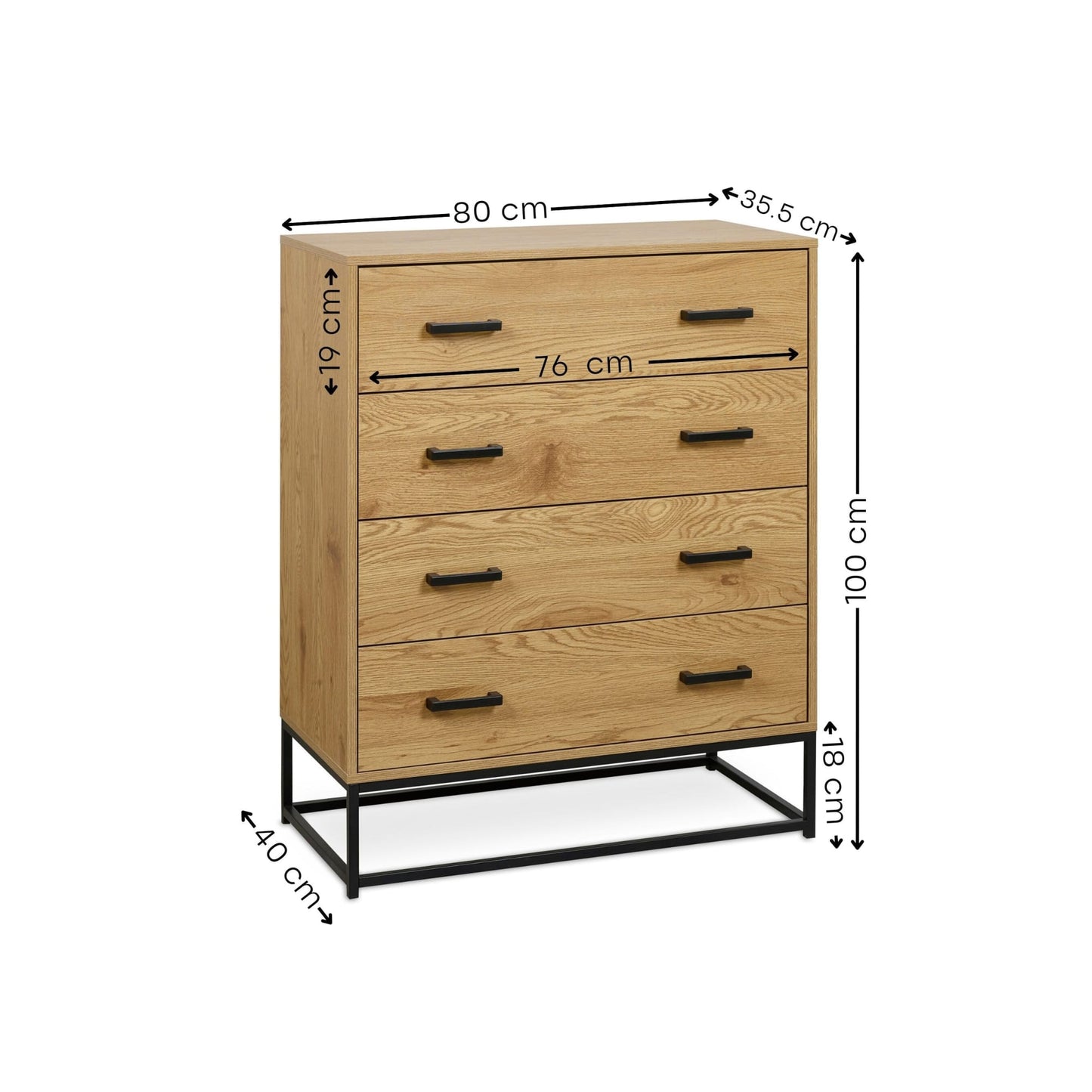 Harlow 4 Drawer Chest
