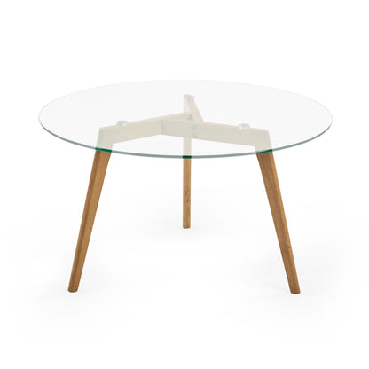 Bryant Round Glass Coffee Table