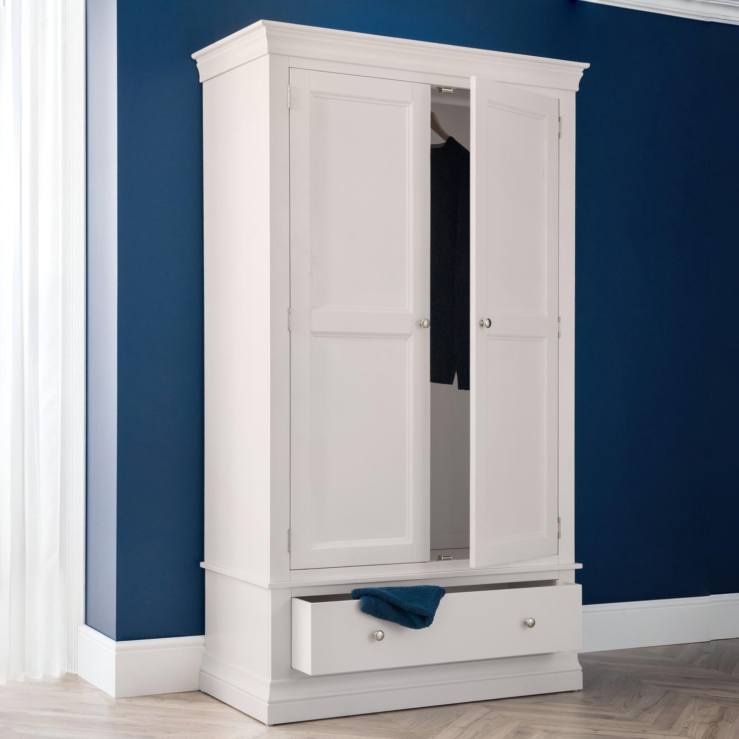 Clermont 2 Door 1 Drawer Wardrobe