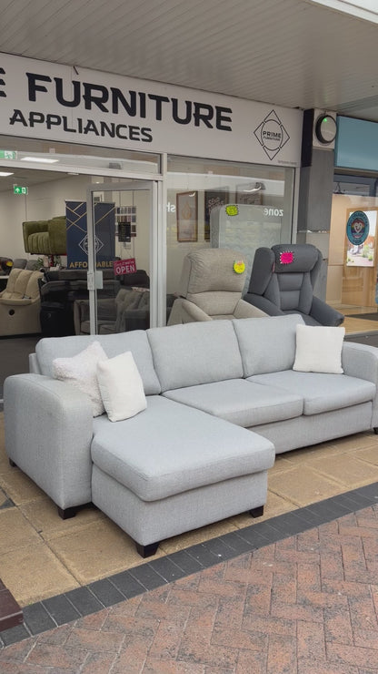 DFS Grey Corner Sofa #U1336