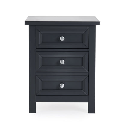 Maine 3 Drawer Bedside