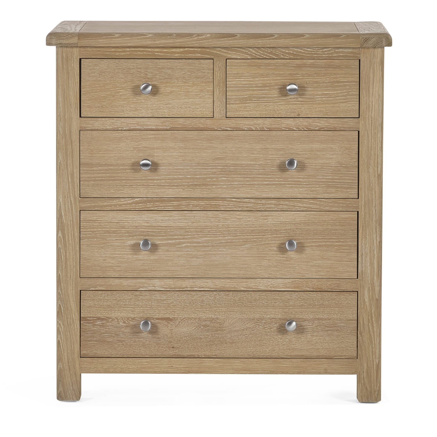 Memphis Limed Oak 3 + 2 Drawer Chest