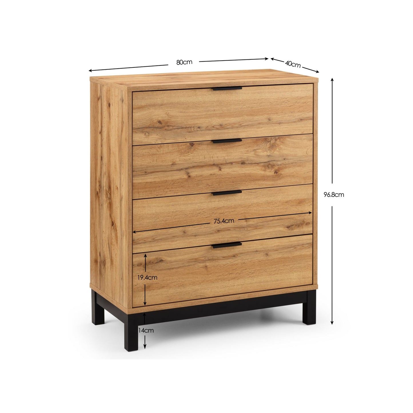 Bali 4 Drawer Chest