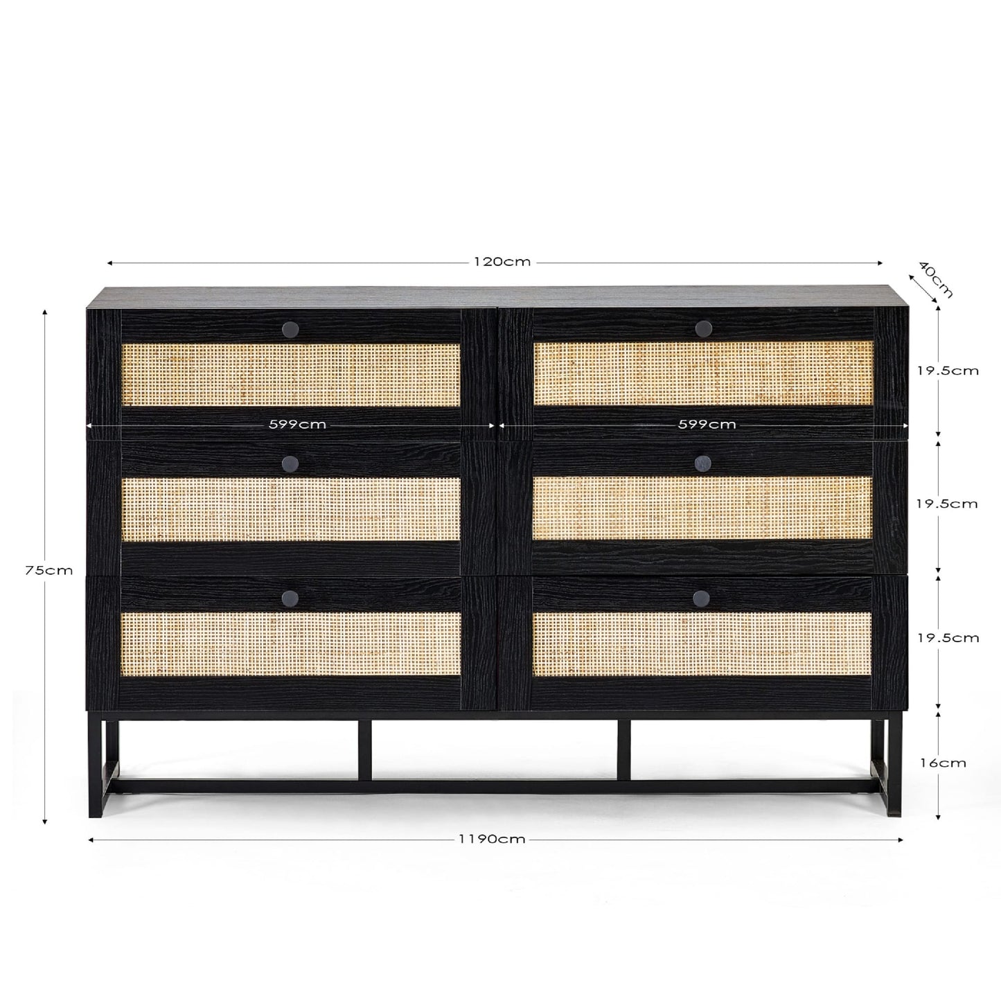 Padstow 6 Drawer Chest