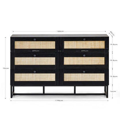 Padstow 6 Drawer Chest