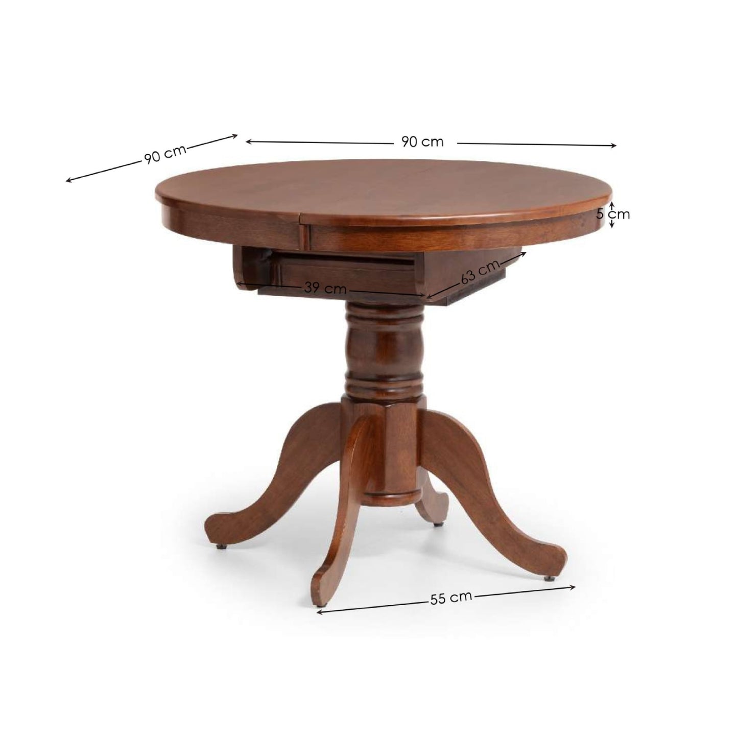 Canterbury Round To Oval Extending Table