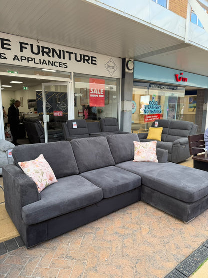 DFS Freya Reversable 3 Seater chaise Sofa #U1372