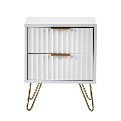Murano 2 Drawer Bedside