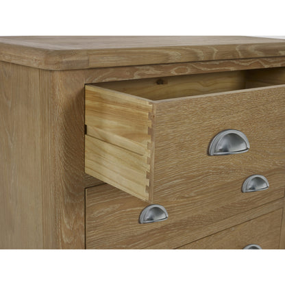 Memphis Limed Oak 3 Drawer Chest