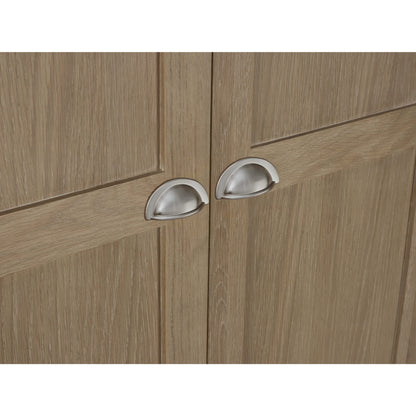 Memphis Limed Oak 2 Door 1 Drawer Wardrobe