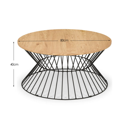 Jersey Round Wire Coffee Table