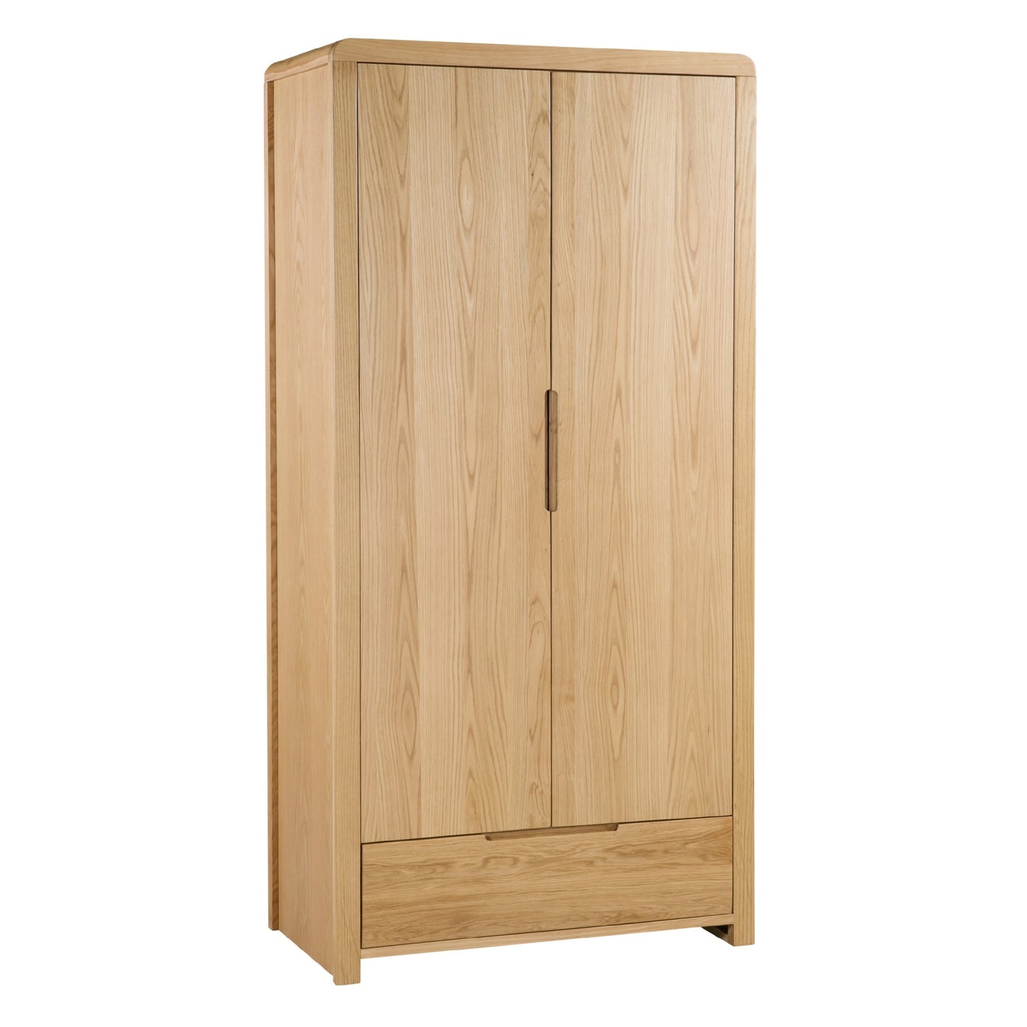 Curve 2 Door 1 Drawer Wardrobe