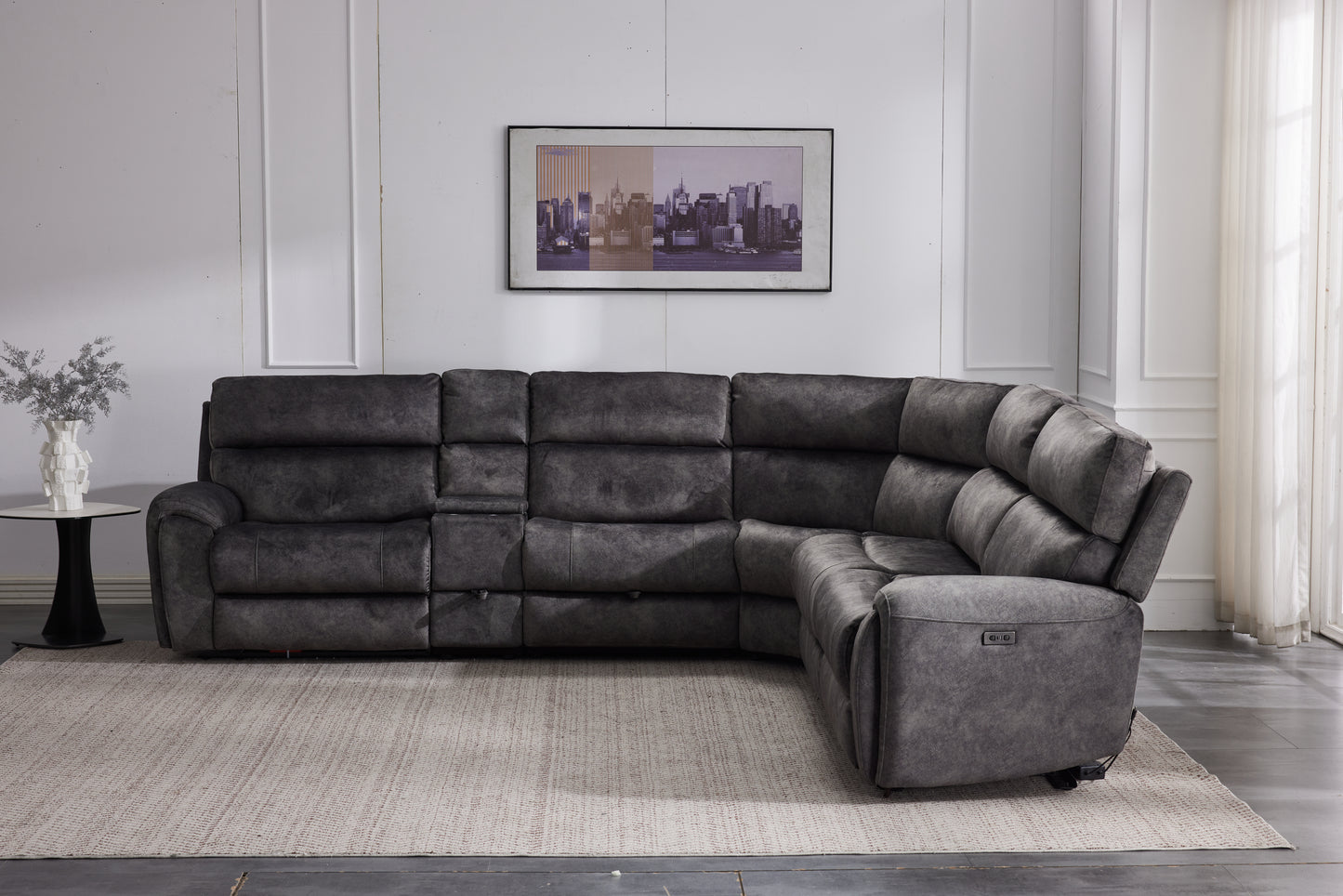 Vegas Modular Power Recliner Corner Sofa