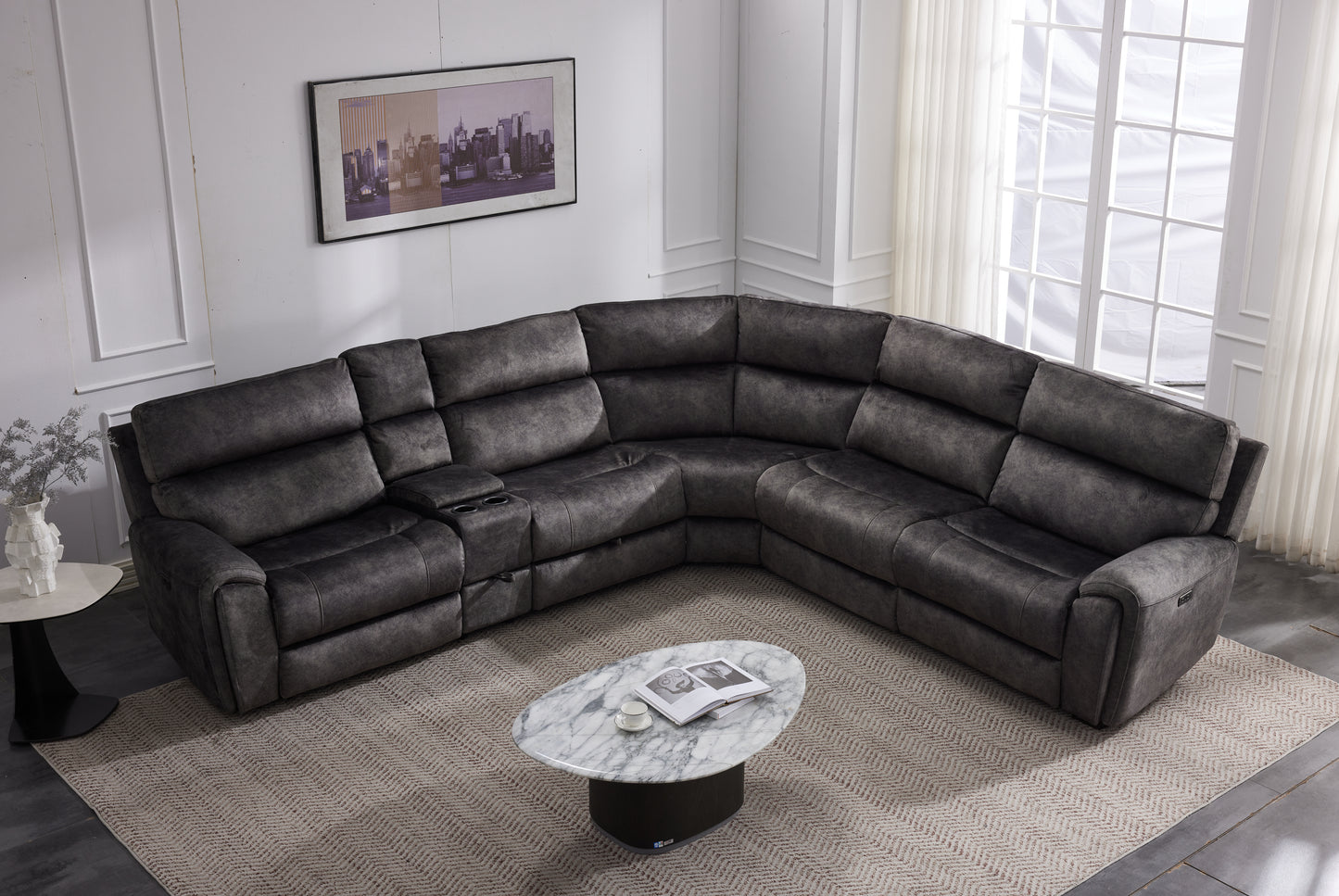 Vegas Modular Power Recliner Corner Sofa