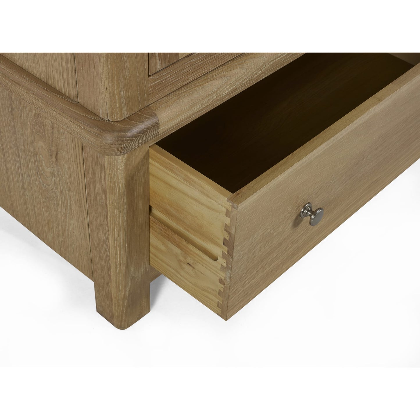 Memphis Limed Oak 2 Door 1 Drawer Wardrobe