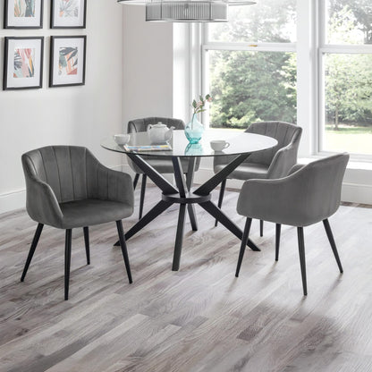 Hayden Round Glass Table