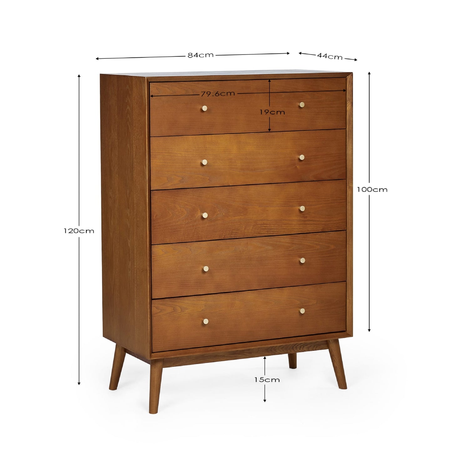 Lowry 5 Drawer Chest