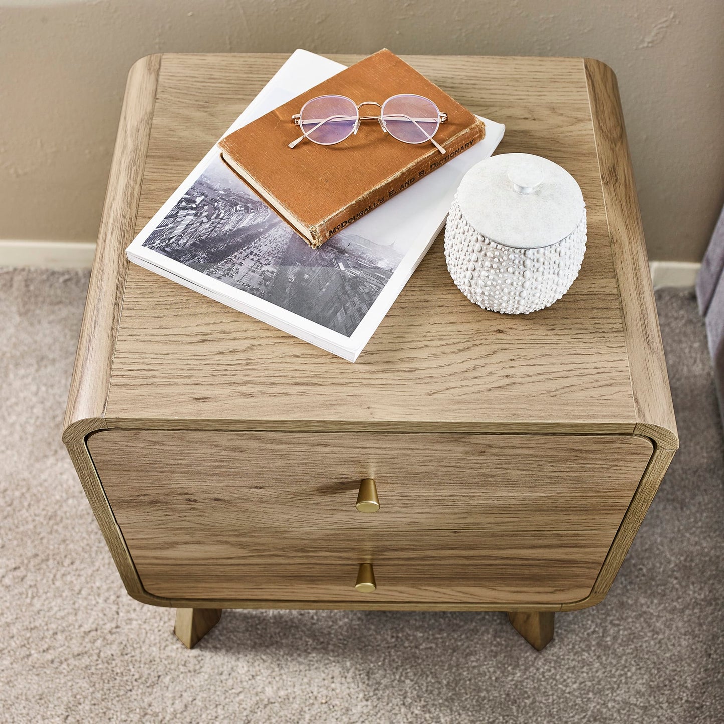 Ingrid 2 Drawer Bedside