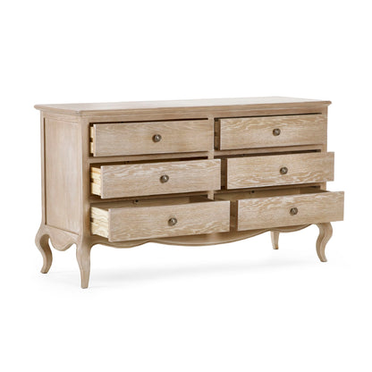 Camille 6 Drawer Wide Chest