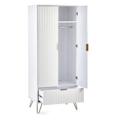 Murano 2 Door 1 Drawer Wardrobe