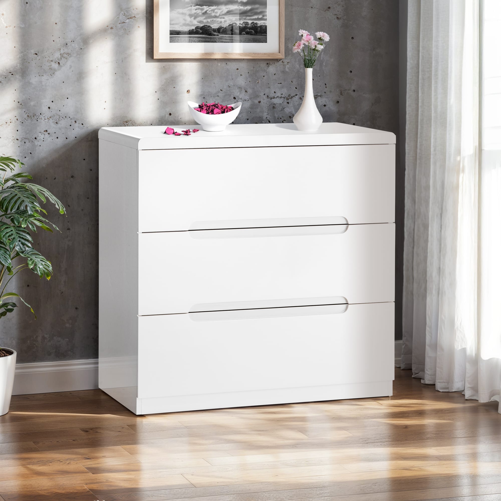 Manhattan 3 Drawer Chest – Prime Furniture & Appliances