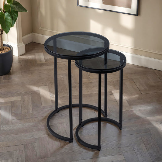 Chicago Round Nesting Side Tables