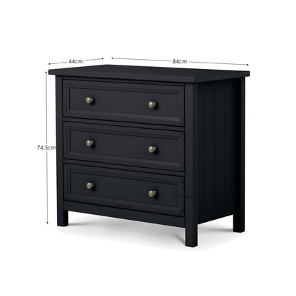 Maine 3 Drawer Wide Chest